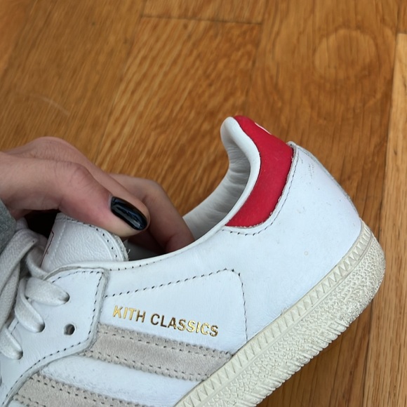 Kith x Adidas Samba OG 'Classics Program - White Red' - Picture 6 of 8